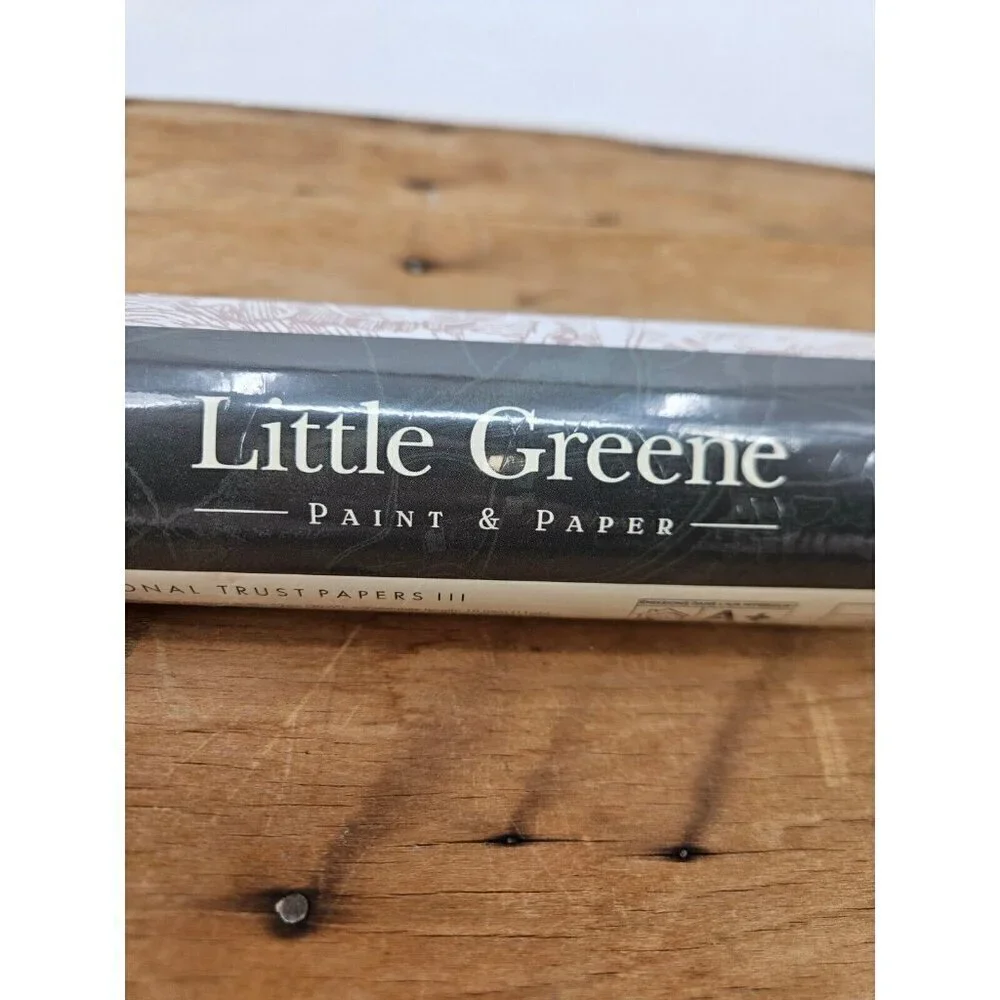 New Little Greene Paint & Paper Wallpaper Blush Lovers Toile Paste